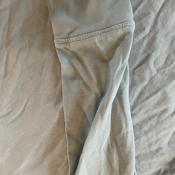 Ivory Ella Fit Doodle Long Sleeve Tee in Stillwater XXS - Picture 5 of 8